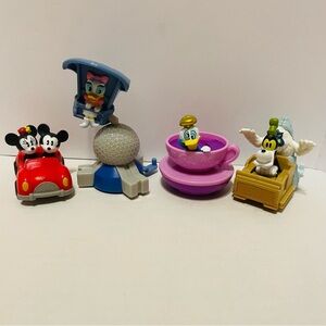 Mickey Minnie Runaway Railway McDonald's Expedition Everest Goofy Daisy 4pc Lot